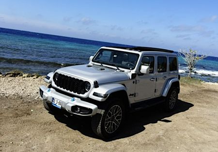 JEEP WRANGLER Hybride benzine Cabrio met elektrisch Sunroof Unlimited 4xe 380 GR