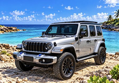 JEEP WRANGLER Hybride benzine Cabrio met elektrisch Sunroof Unlimited 4xe 380 GR